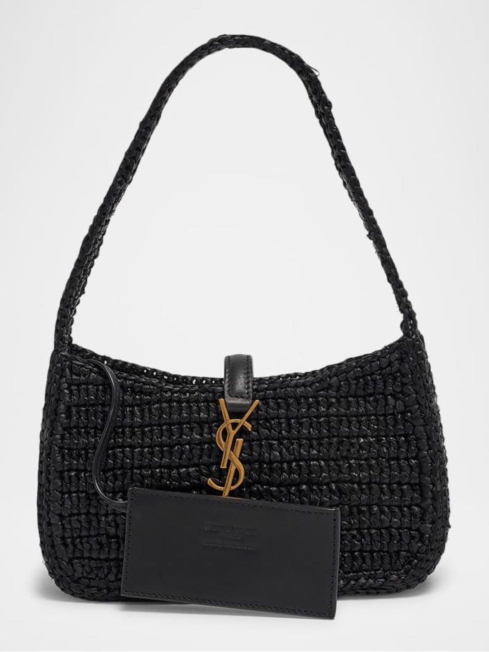 Saint Laurent YSL Le 5 A 7 Mini Raffia Shoulder Bag! - Picture 2 of 8
